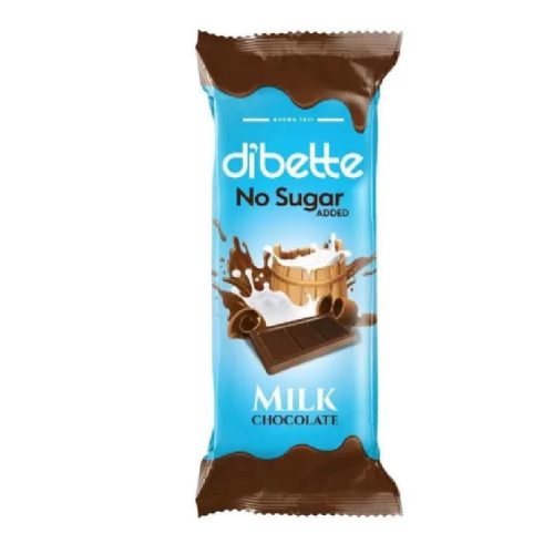 Dibette nas tejcsokoládé hozzáadott cukor nélkül 20 g