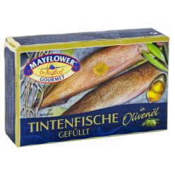 Mayflower töltött tintahaldarabok olajban 110 g