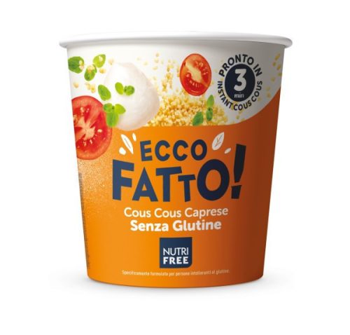 Nf kuszkusz gluténmentes paradicsomos mozzarellás 70 g