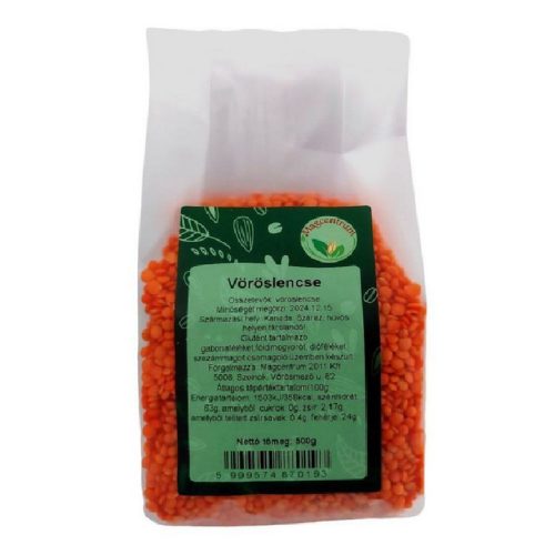 Magcentrum vöröslencse egész 500 g