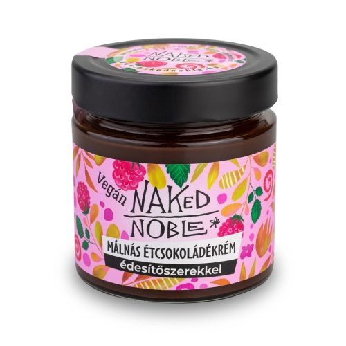 Naked noble málnás étcsokoládékrém édesítőszerekkel 200 g