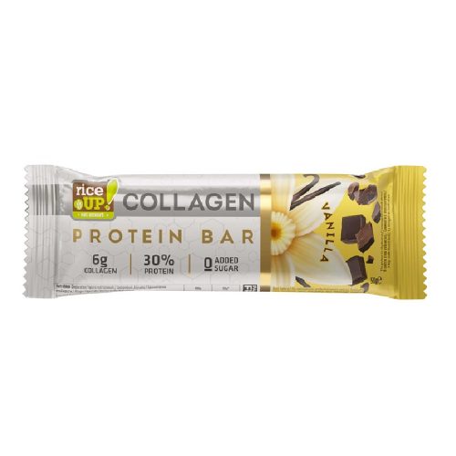 Rice Up fehérjeszelet kollagénnel vanília ízű 50 g
