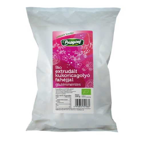 Biopont bio extrudált kukoricagolyó fahéjjal 100 g