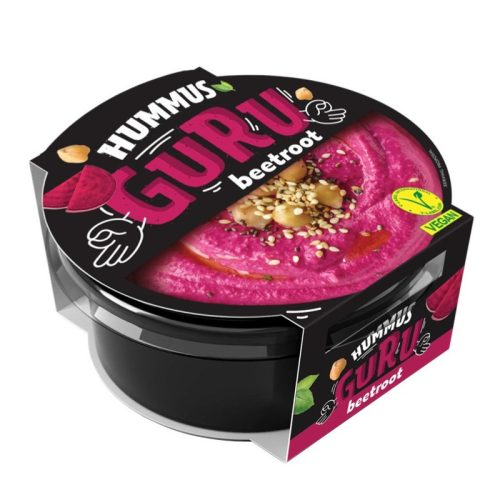 Guru hummus kenhető csicseriborsókrém céklás 180 g