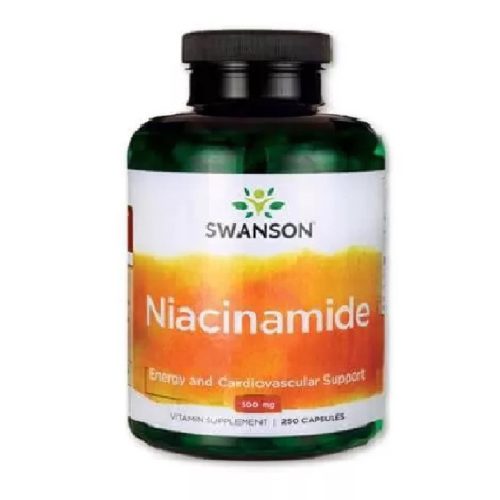 Swanson Niacinamid 500mg 250 kapszula B3 vitamin