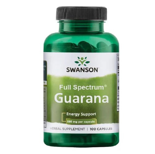 Swanson Guarana 500 mg 100 kapszula