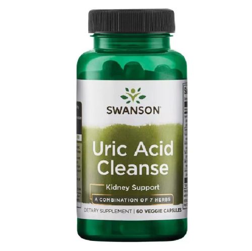 Swanson Uric Acid Cleanse 60 kapszula Húgysav tisztító 7 gyógynövény komplex