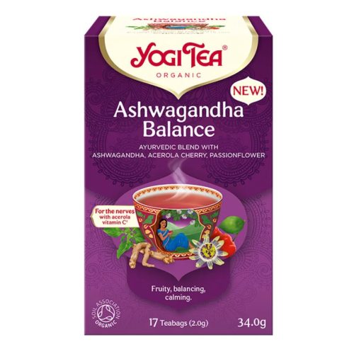 BIO Ashwaganda egyensúly tea 17x2g Yogi Ashwagandha Balance
