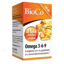 BioCo Omega 3-6-9 60db lágyzselatin kapszula
