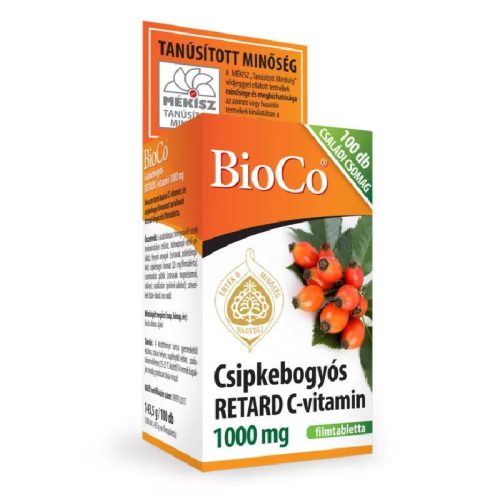 BioCo C-1000mg csipkebogyós retard 100db filmtabletta