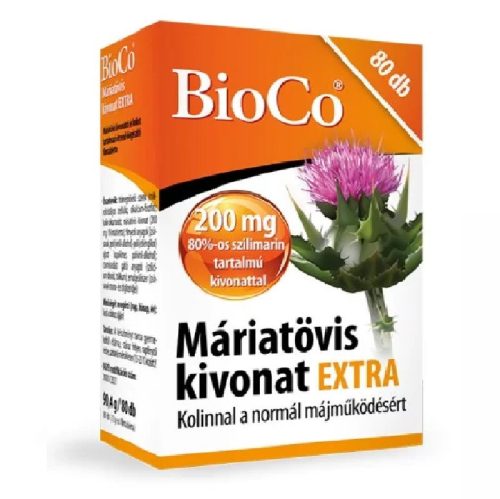 BioCo Máriatövis extra 200mg 80db filmtabletta