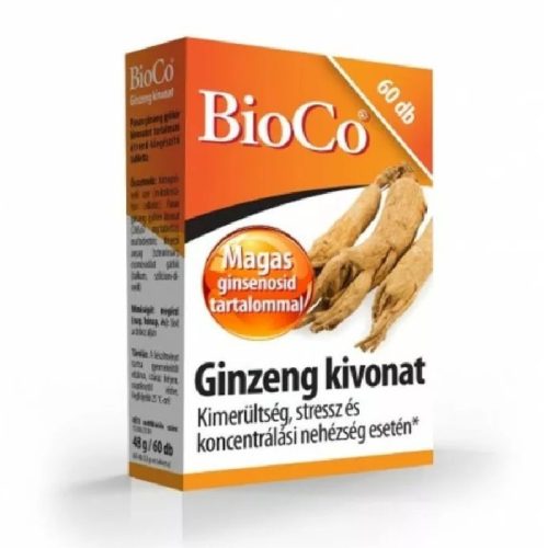 BioCo Ginzeng kivonat 60db tabletta