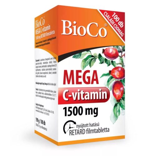 BioCo MEGA C-vitamin 1500mg 100db filmtabletta