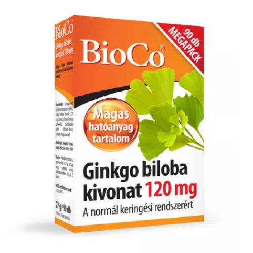 BioCo Ginkgo Biloba kivonat 120mg 90db tabletta