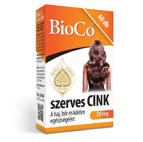 BioCo Szerves CINK 20mg 60db tabletta