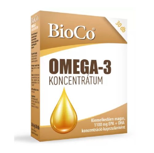 BioCo Omega-3 KONCENTRÁTUM 1500mg 30db kapszula