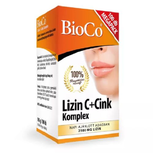 BioCo Lizin C+Cink komplex megapack 100 tabletta