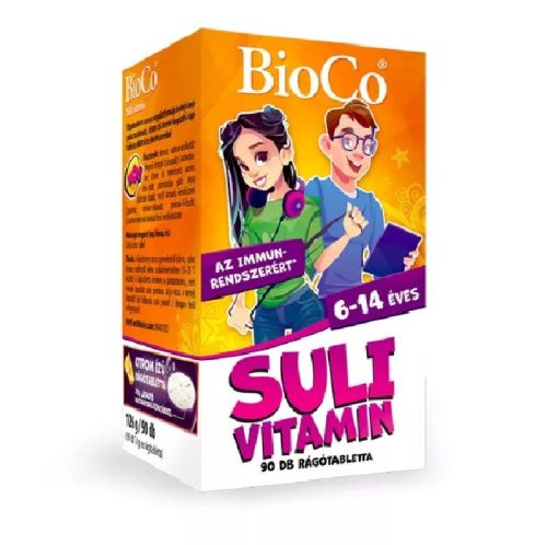 BioCo Suli Vitamin 90db rágótabletta 6-14 éveseknek