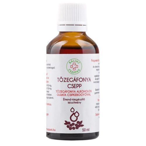Bálint Cseppek Tőzegáfonya csepp 50ml (alkoholos oldat csipkebogyóval)