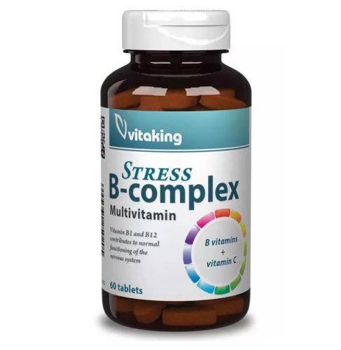 Vitaking Stress B-complex + C500 +B1 (60) tabletta