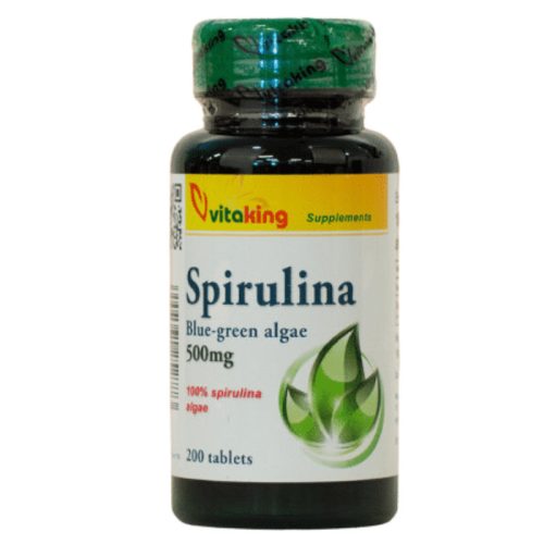 Vitaking Spirulina alga 500mg (200) tabletta