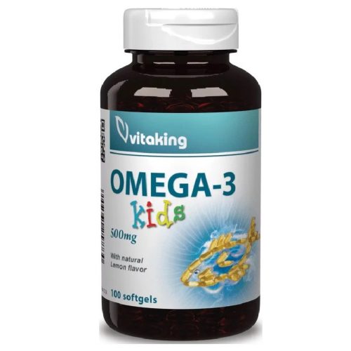 Vitaking Omega-3 Kids 500mg (100) lágykapszula