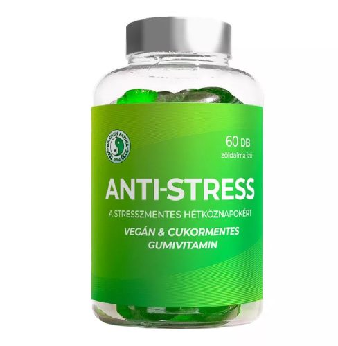 Dr. Chen Anti-stress gumivitamin 60db zöldalma ízű, cukormentes, vegán