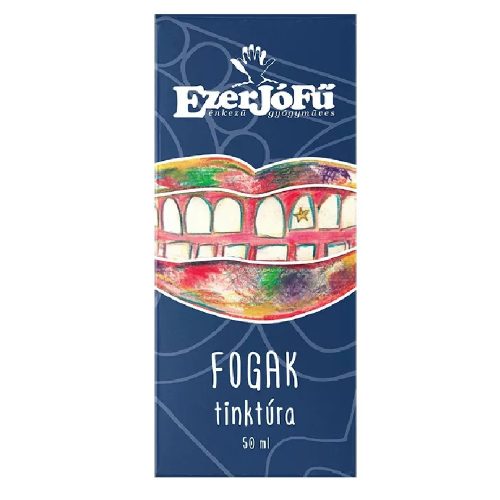 EzerJóFű Fogak tinktúra 50ml folyékony étrend-kiegészítő