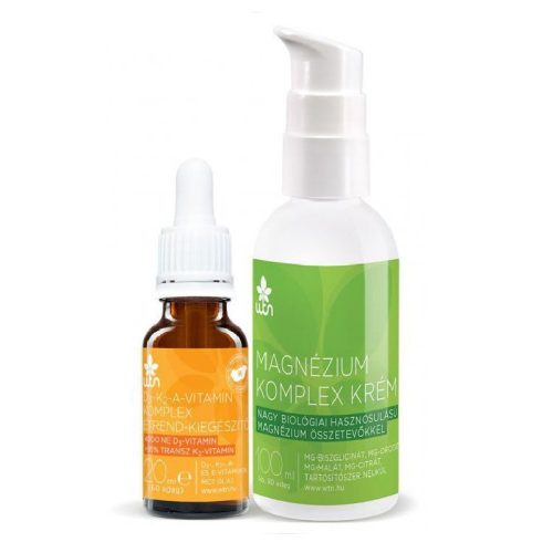 WTN D3-K2-A-Vitamin komplex + Magnézium krém 100ml