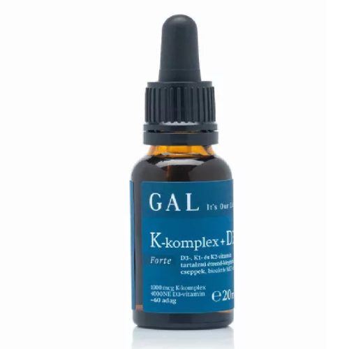 GAL K-komplex+D3 Forte 1000mcg K-komplex + 4000 NE D3 x 60 adag