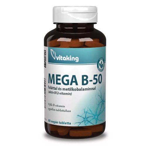 Vitaking Mega B-50 (60) tabletta