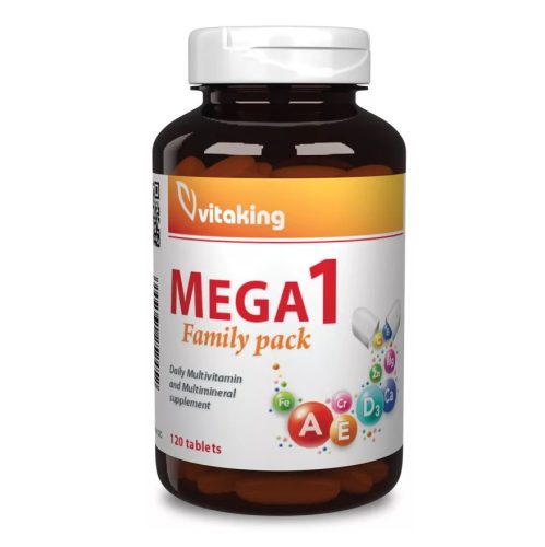 Vitaking Mega1 Family pack multivitamin (120) tabletta