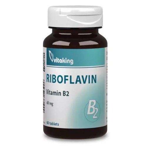 Vitaking B2 vitamin Riboflavin 40mg (60) tabletta