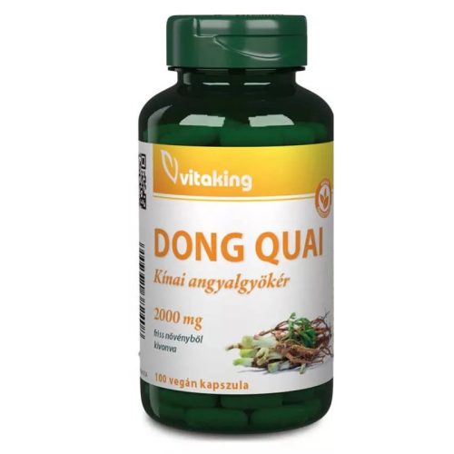 Vitaking Dong Quai 2000mg (100) vegán kapszula (Kínai angyalgyökér)