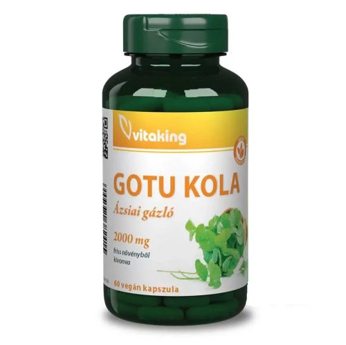 Vitaking Gotu Kola kivonat 2000mg (60) vegán kapszula (Ázsiai gázló)