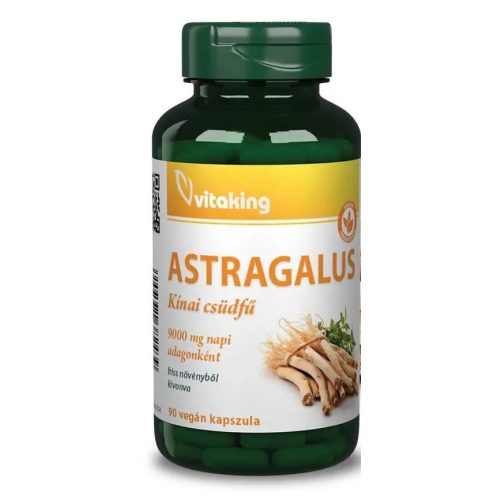 Vitaking Astragalus 9000mg/napi adag (90 ) vegán kapszula (Kínai csüdfű)
