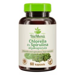 BIO Chlorella és spirulina alga kapszula 60db BioMenü