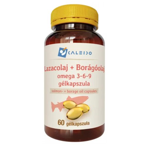 Caleido Lazacolaj+borágóolaj omega 3-6-9 gélkapszula 60db