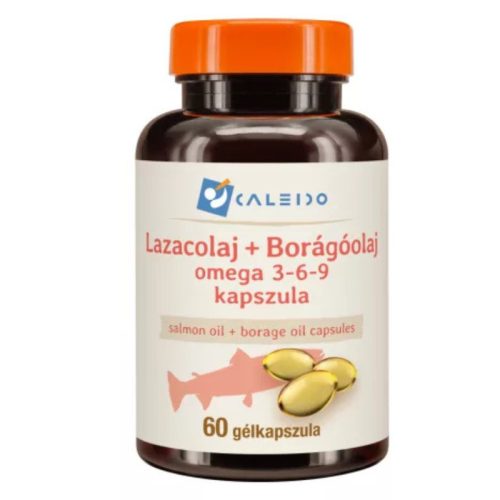Caleido Lazacolaj+borágóolaj omega 3-6-9 gélkapszula 60db