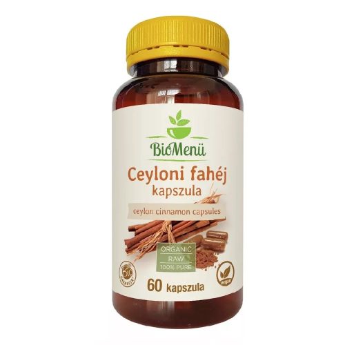 BIO Ceyloni fahéj kapszula 60db BioMenü