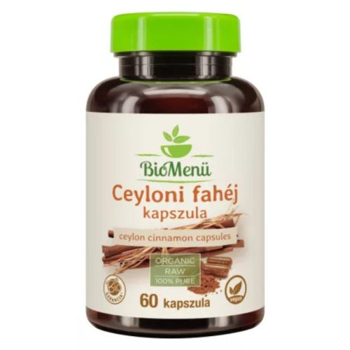 BIO Ceyloni fahéj kapszula 60db BioMenü