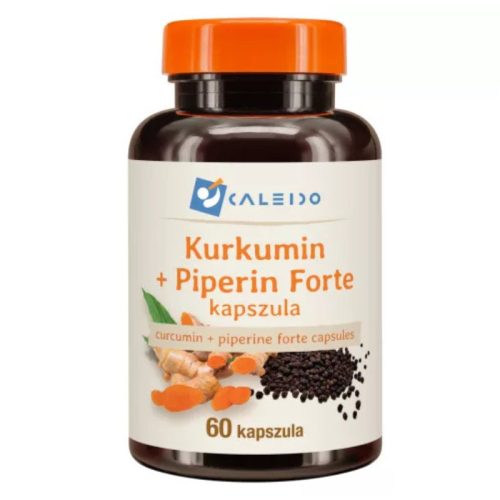 Caleido Kurkumin+Piperin forte kapszula 380mg kurkumin + 2,375mg piperin