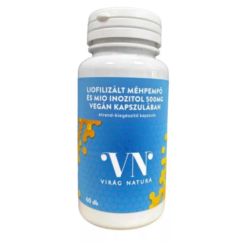 VN Liofilizált méhpempő és Mio Inozitol 500mg 60db vegán kapszulában