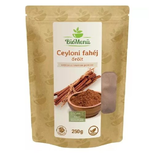 BIO Ceyloni fahéj őrölt 250g BioMenü